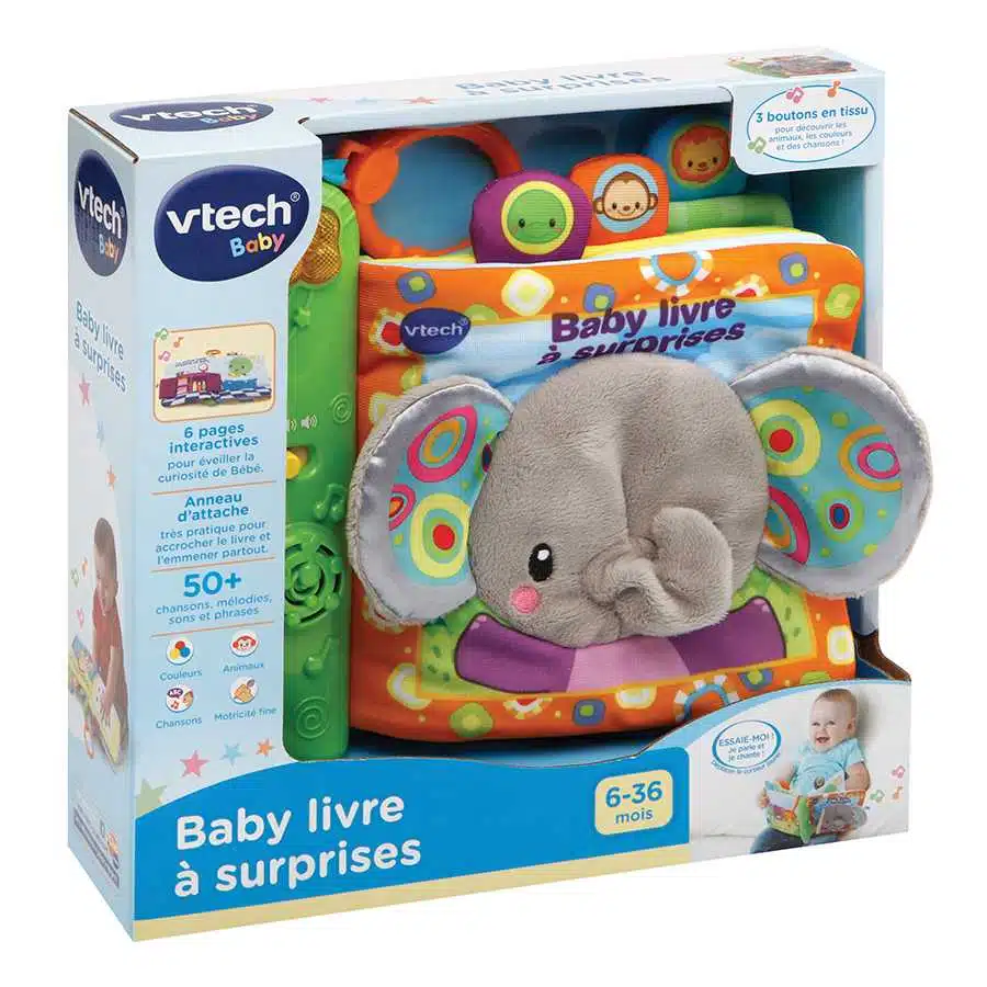 VTECH - Baby livre à surprises - CasaKids