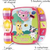 Bebemaman Vtech Livre interactif Do-Ré-Mi Rose 1