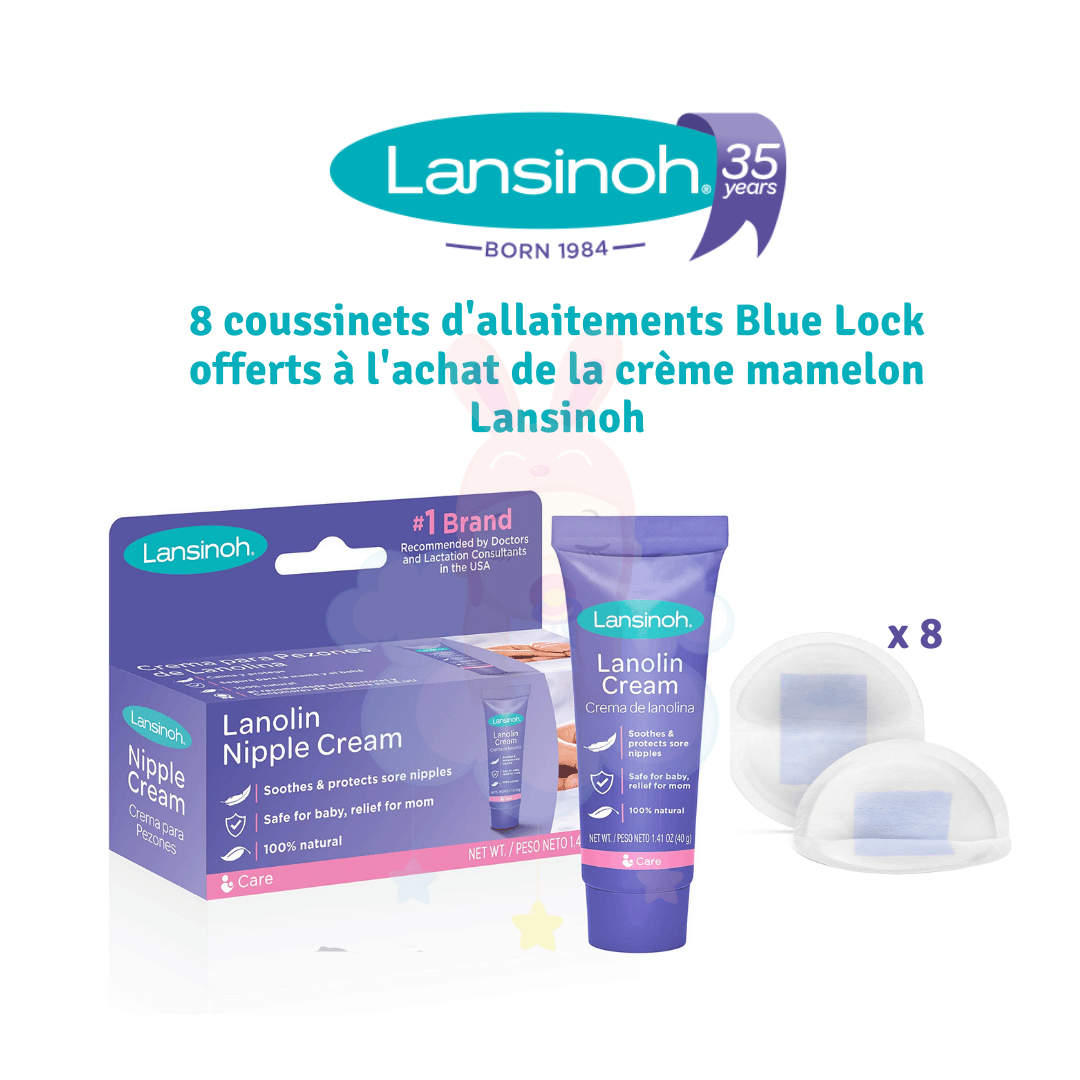 Crème Lansinoh à la Lanoline HPA® - Soins mamelons 40ml - Maroc