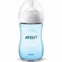 Avent Biberon Natural Plastique 260 ml BLEU