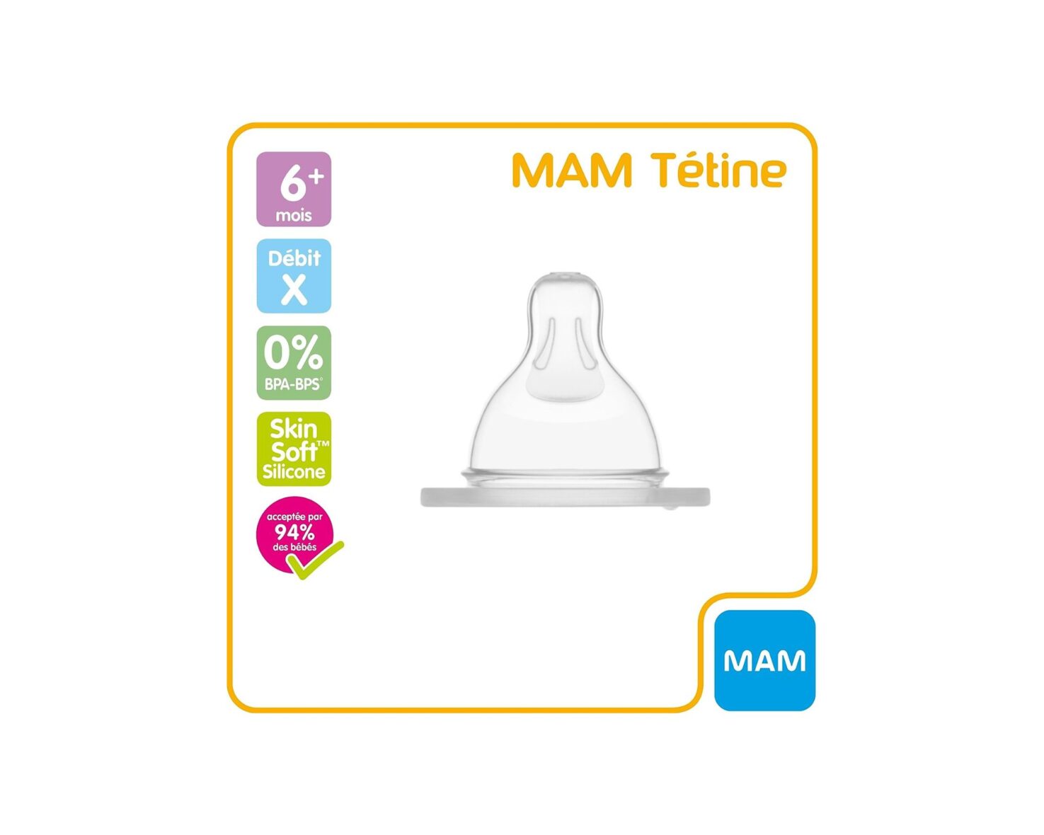 Mam Tetine X – 6mois +