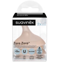 Bebemaman Suavinex Lot de 2 Tétines pour Biberon Zero-Zero Débit Alaitement