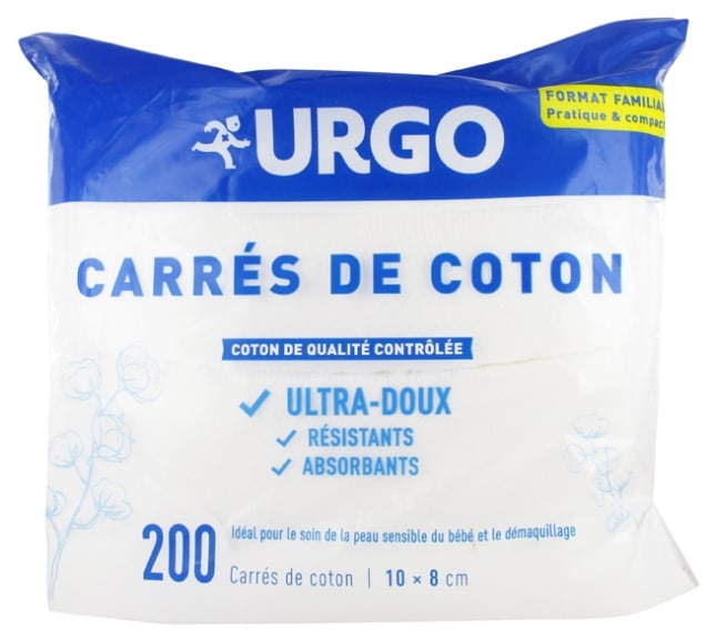 Urgo Carres De Coton 0 Unites Coton Pad 10 8cm Bebemaman Ma