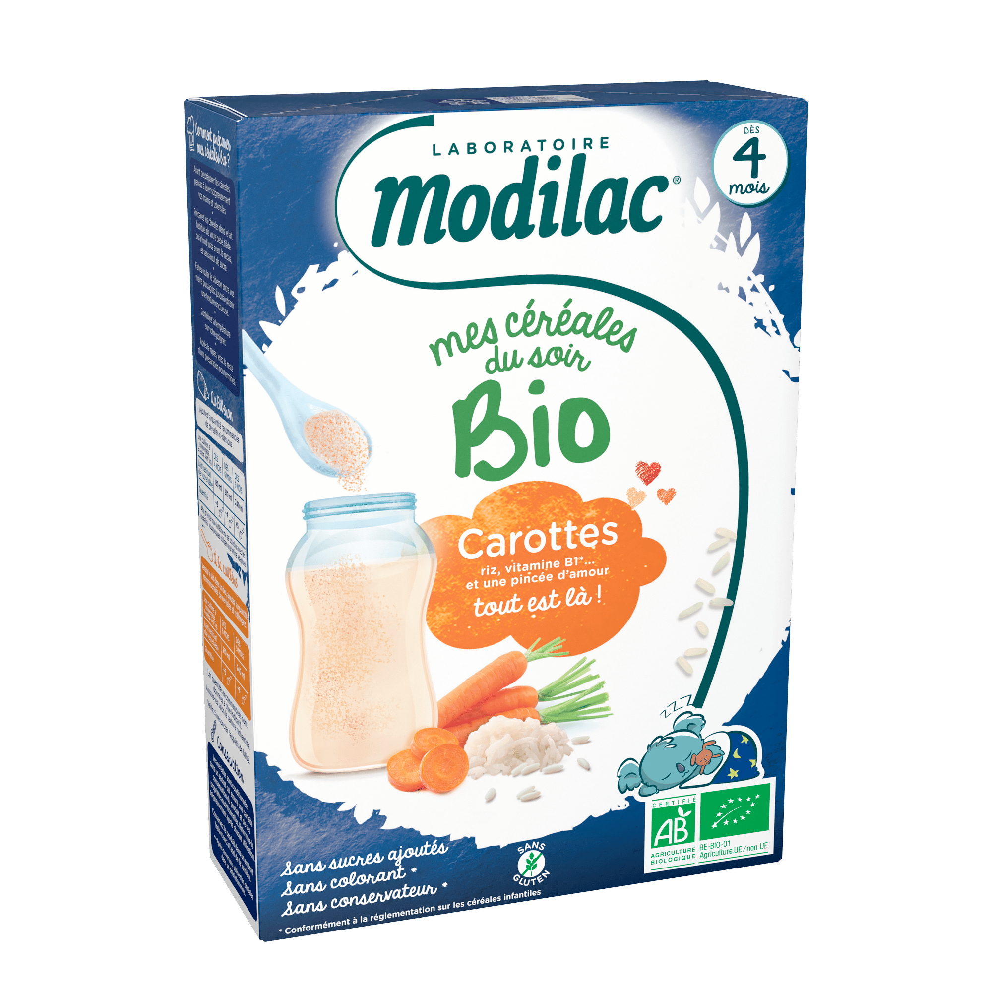 Céréales Bébé Légumes Bio - Dès 4 mois, Acheter en ligne