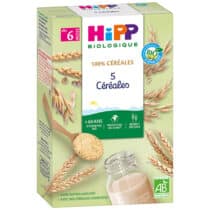 Retrouvez Hipp 100% Céréales - 5 Céréales 6m+ au meilleur prix sur Bebemaman.ma . Livraison à domicile partout au Maroc.