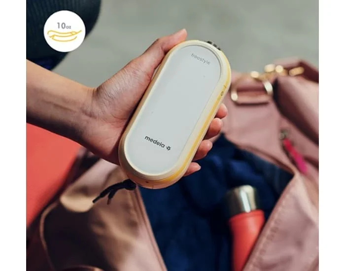 Medela Freestyle Tire-lait mains libres - Portable, Mobile et Discret avec  connectivité à l'application.