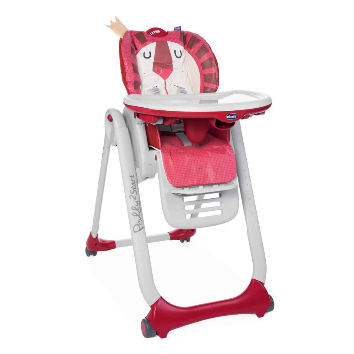 Chicco Chaise Polly 2 Start 4 roues Lion