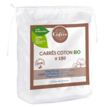 Retrouvez Gifrer Carrés coton Bio 150 unités aux meilleurs prix sur bebemaman.ma. Livraison à domicile partout au Maroc.