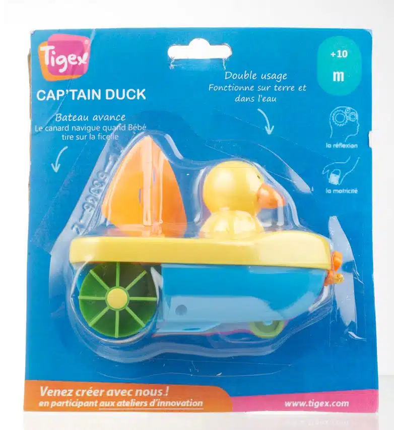 Jouet de bain Bâteau Cap’tain Duck TIGEX