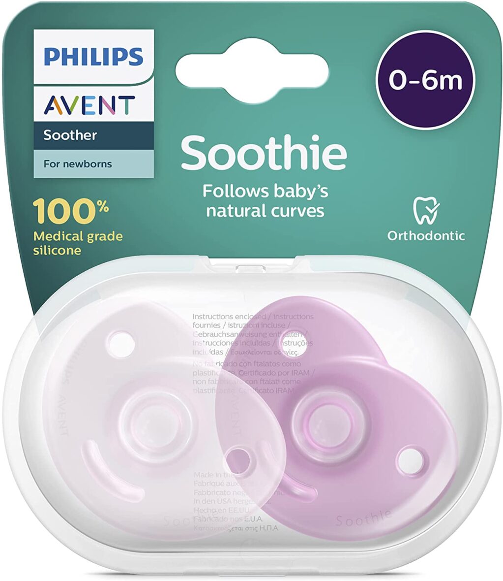 Philips Avent Soothie 2 Sucettes 0-6 Mois Fille
