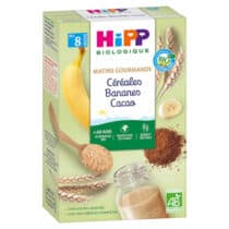 Retrouvez Hipp Céréales Bio Bananes et Cacao 8 mois+ aux meilleurs prix sur Bebemaman.ma . Livraison à domicile partout au Maroc.