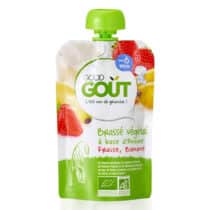 Retrouvez Good Goût Gourde Brassé végétal avoine fraise banane 90g - dès 6 mois aux meilleurs prix sur Bebemaman.ma . Livraison à domicile partout au Maroc.