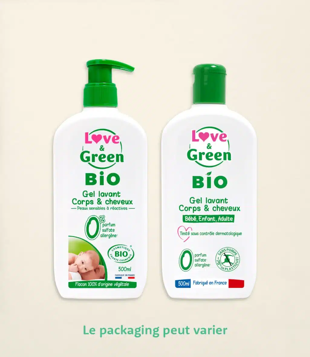 Bebemaman-Love & Green Gel Lavant Corps et Cheveux Bio