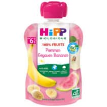 Retrouvez Hipp Bio 100% Fruits Gourde Pommes Goyaves Bananes +6m 90g au meilleur prix sur Bebemaman.ma . Livraison partout au Maroc.