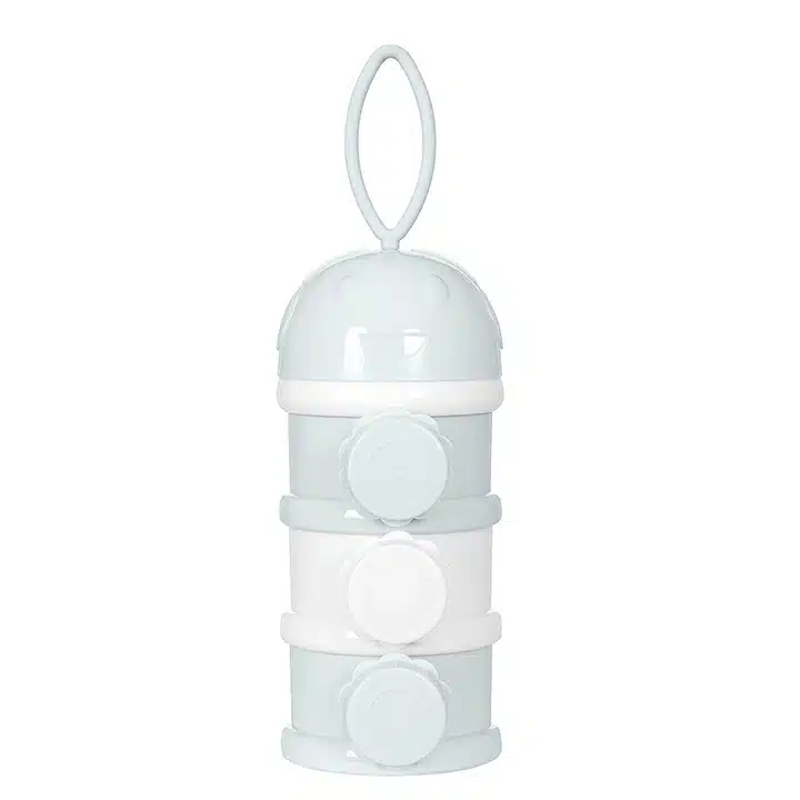 Boîte de rangement pour distributeur de lait en poudre Récipient portatif  pour aliments pour bébés(bleu)