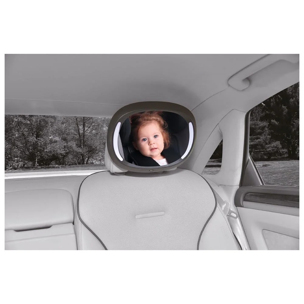 Miroir auto bébé noir pivotant 360° Baby In-Sight MUNCHKIN à Prix