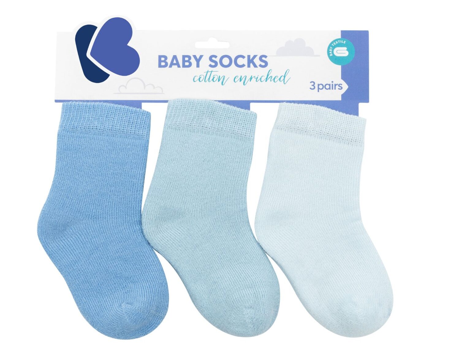 KikkaBoo Chaussettes thermiques bébé Bleu 0-6m