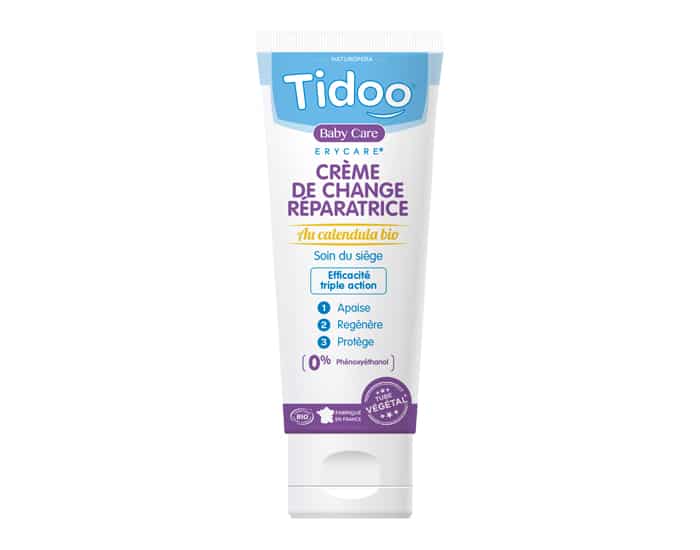 Tidoo - Lingettes bébé compostables sans parfum au calendula - 58