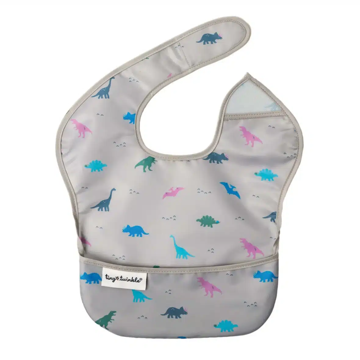 Tiny Twinkle Bavoir Easy Bib – Dinosaur 6m+