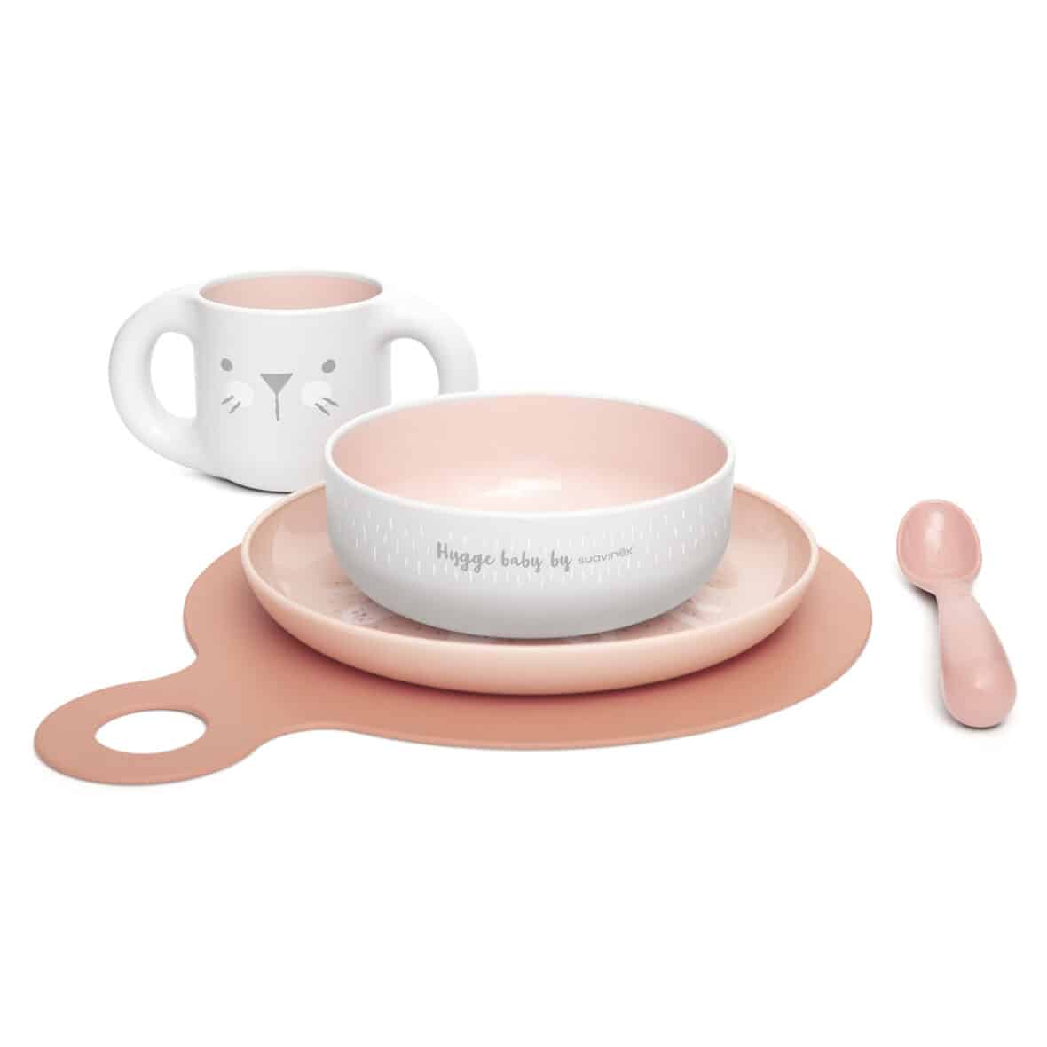 Suavinex Coffret Repas 5 Pièces Hygge Baby – Rose