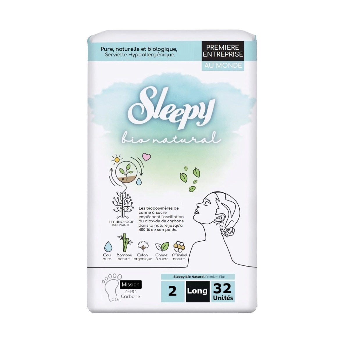 Sleepy Bio Daily protège slip long – 32u