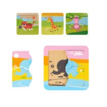 Retrouvez Kiokids Lot de 4 Puzzles animaux de la jungle aux meilleurs prix sur Bebemaman.ma . Livraison à domicile partout au Maroc. Paiement à la livraison.