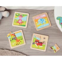 Retrouvez Kiokids Lot de 4 Puzzles animaux de la jungle aux meilleurs prix sur Bebemaman.ma . Livraison à domicile partout au Maroc. Paiement à la livraison.