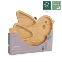 Bebemama-miniland-assiette-en-bois-Oiseau-avec-ventouse