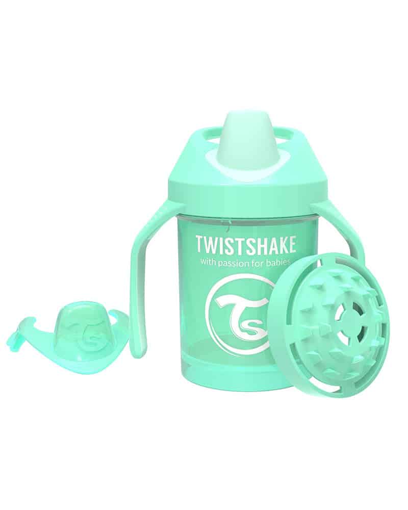 Twistshake Biberon anti-fuite avec bec dur et mixeur de fruits