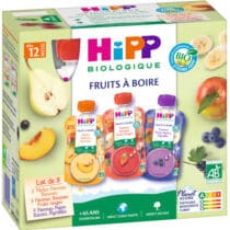 Retrouvez HiPP Fruits à boire Pomme Banane Myrtille Raisin Mangue Pêche Fraise aux meilleurs prix sur Bebemaman.ma . Livraison à domicile partout au Maroc.