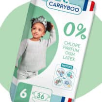Retrouvez Carryboo Couches Écologiques Taille 6 (16-30kg) 36 unités aux meilleurs prix sur Bebemaman.ma . Livraison à domicile partout au Maroc.