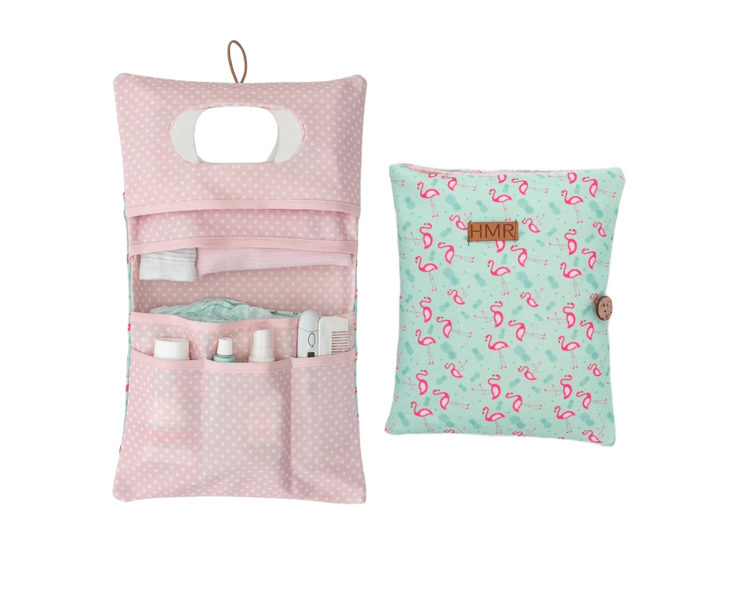 Hamur Trousse Organisateur essentiels Bebe – Flamant Rose