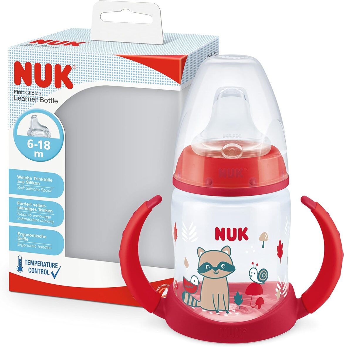 Nuk Tasse d’apprentissage 6-18mois 150ml Rouge