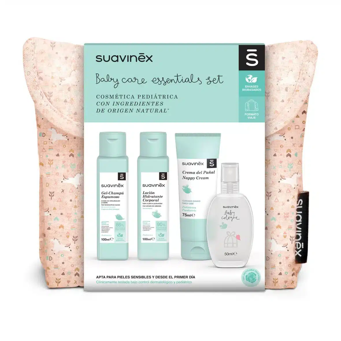 Bebemaman-Suavinex Kit de voyage complet Rose