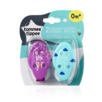 Tommee Tippee Lot de 2 Attaches Sucettes Violet-Bleu