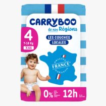 Retrouvez Carryboo Couches Écologiques Taille 4 (7-18kg) 44 unités aux meilleurs prix sur Bebemaman.ma . Livraison à domicile partout au Maroc.