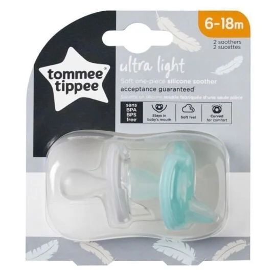 Pack de 2 sucettes Fun style 18-36 mois Bleu - Tommee Tippee - Allobebe  Maroc
