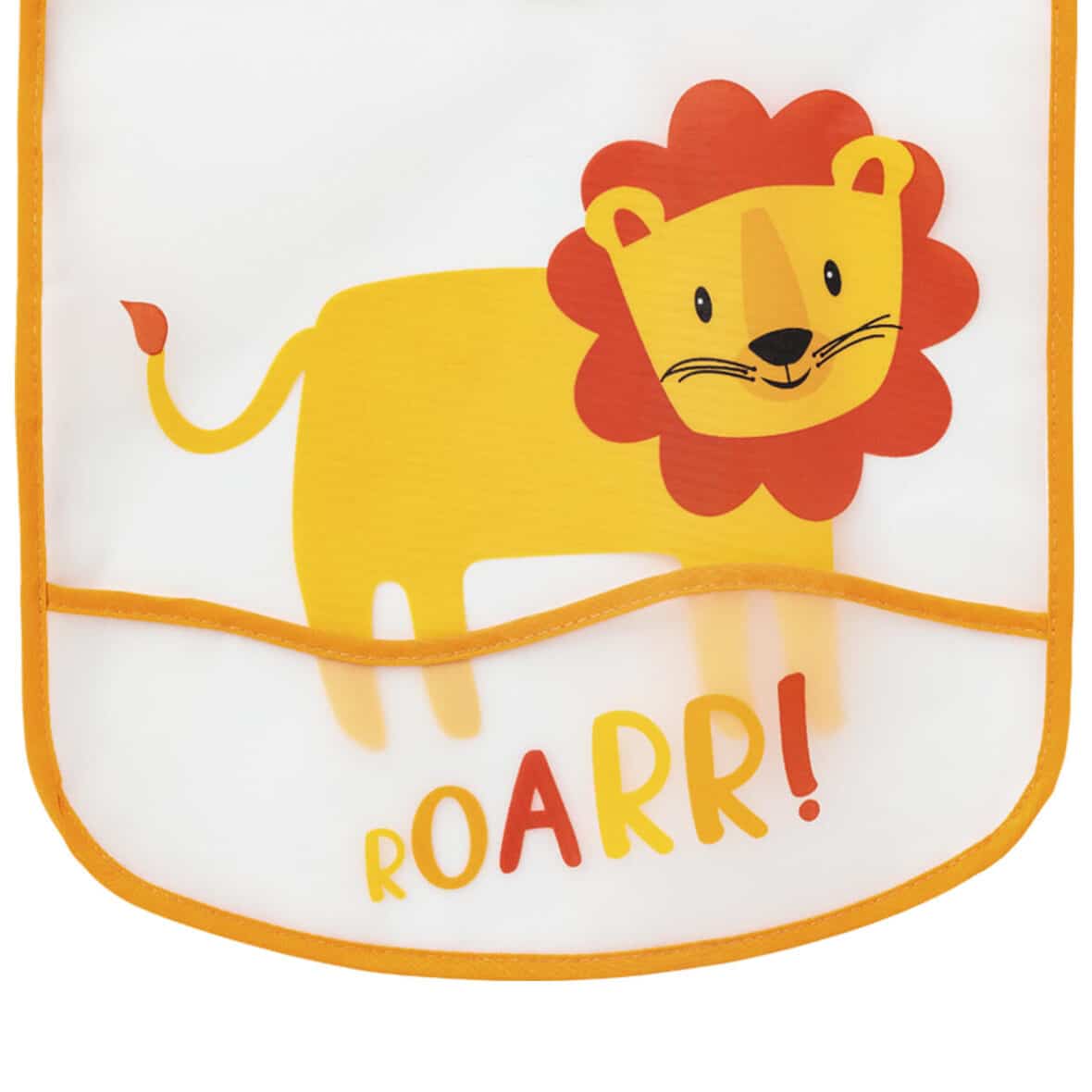 Bebemaman-Babycalin Bavoir imperméable à poche Lion 2