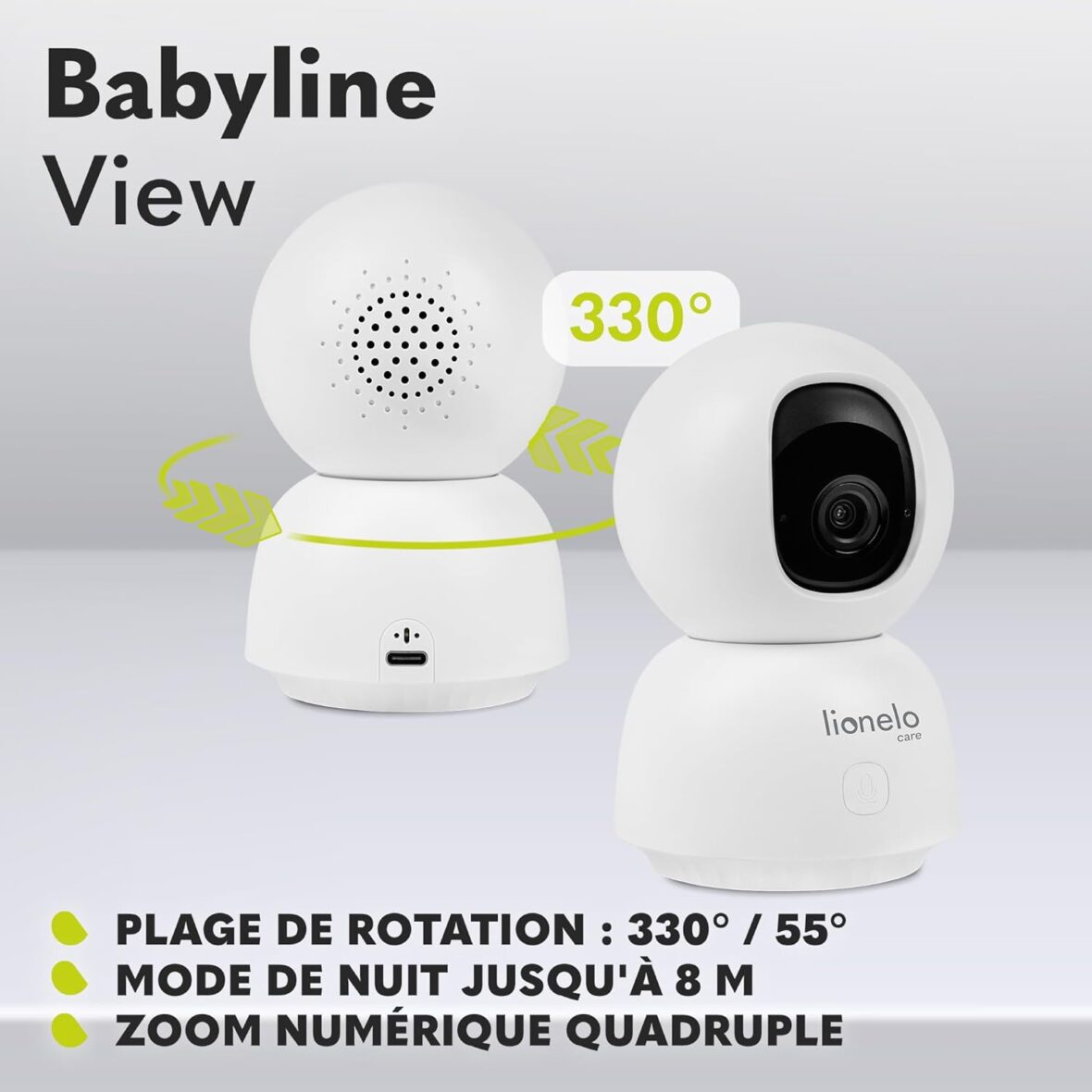 Bebemaman-Lionelo Babyline View Caméra de surveillance 6