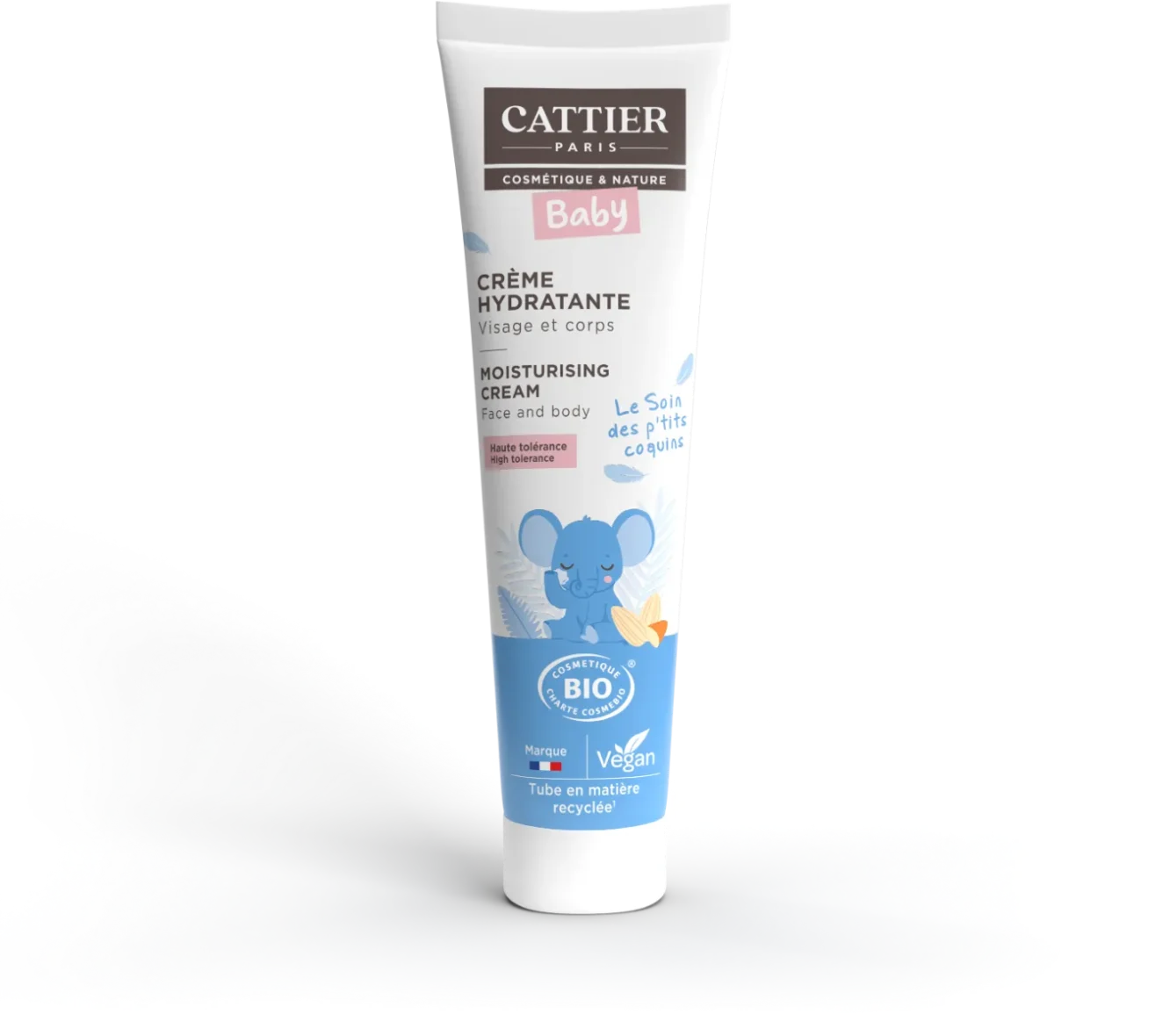 Cattier Baby Crème hydratante visage et corps 100ml [New]