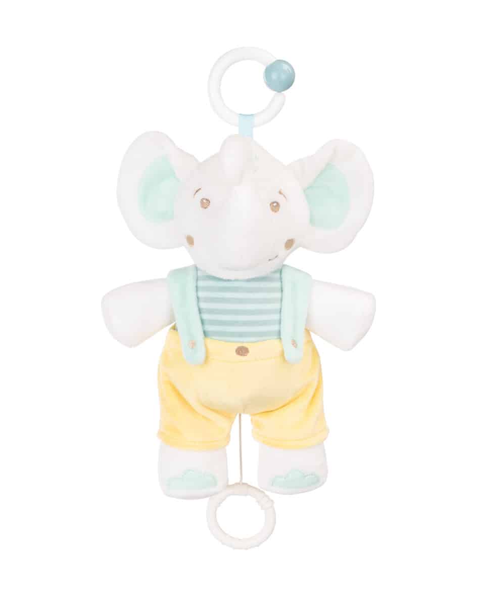 Kikkaboo Jouet Hochet Musical Elephant Time