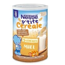 Retrouvez Nestle P’tite Céréale 5 Céréales Saveur Miel dès 8 mois aux meilleurs prix sur Bebemaman.ma Livraison partout au Maroc