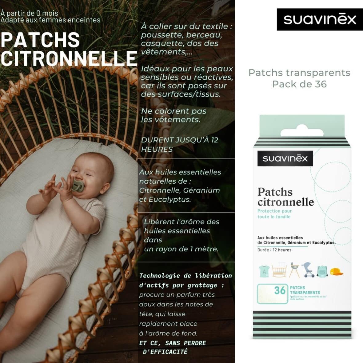 Bebemaman Suavinex Patchs citronnelle 2