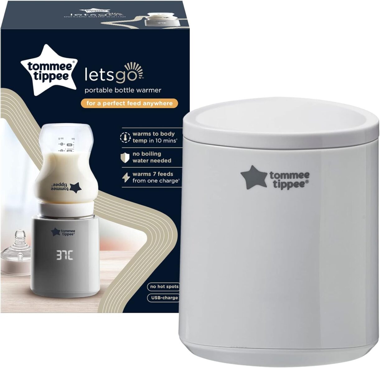 Tommee Tippee LetsGo Chauffe-biberon électrique nomade