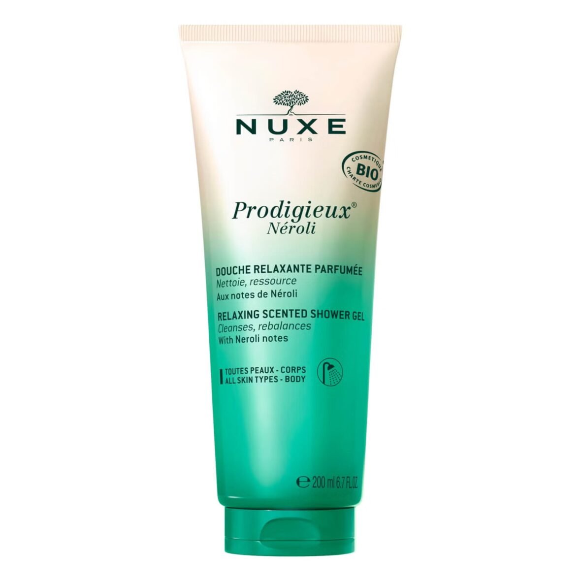 Nuxe Gelée de Douche Parfumée Relaxante Prodigieux Néroli – 200ml