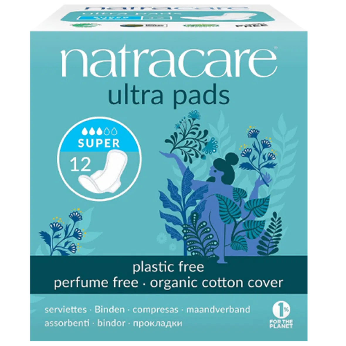 Natracare Ultra Pads en Coton Biologique x12