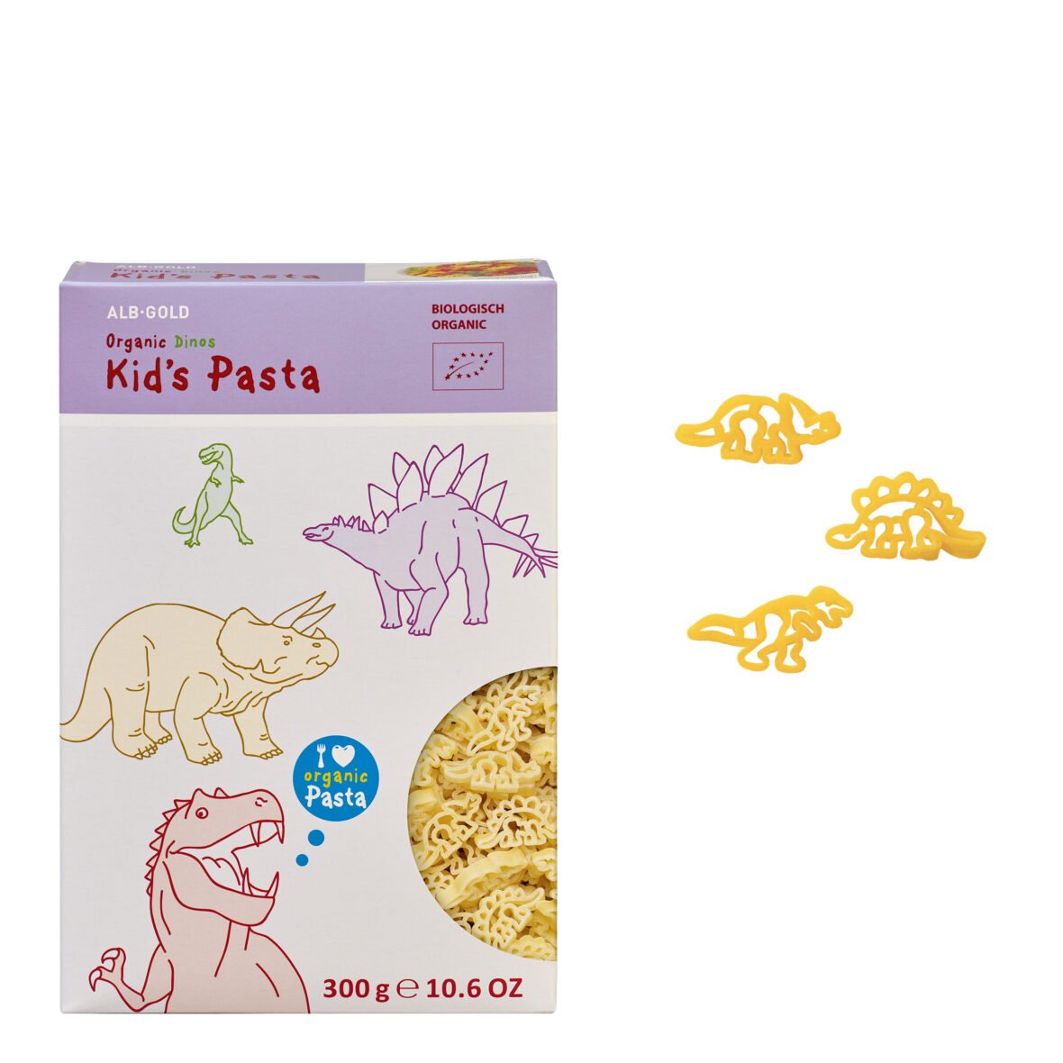 Alb Gold Kid’s Pasta Organic Dinoso 300g