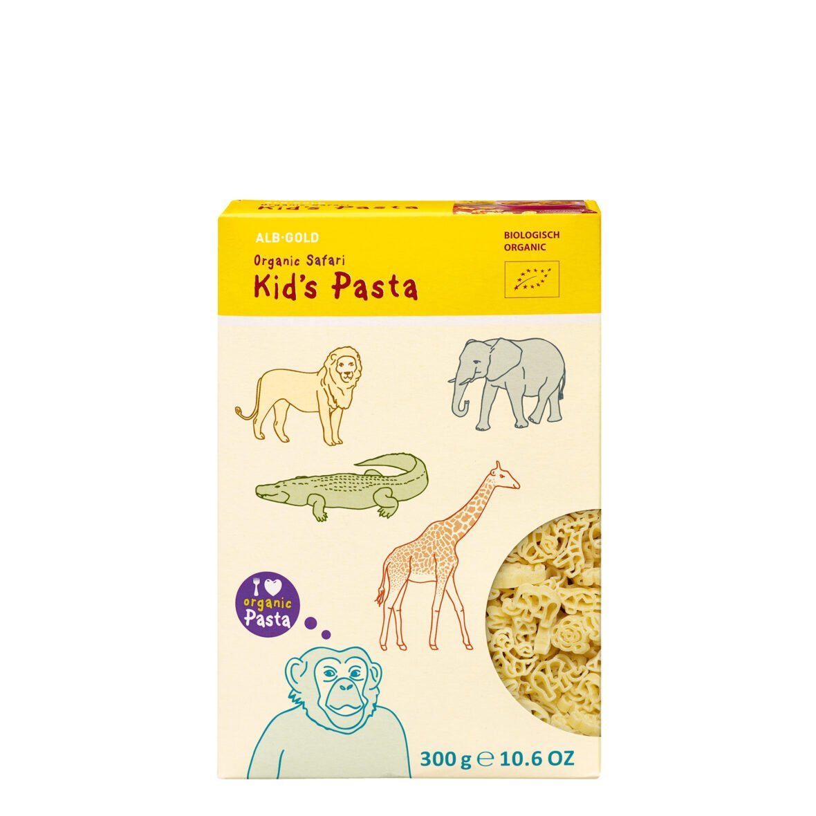 Bebemaman Alb Gold Kid’s Pasta Organic Safari 1