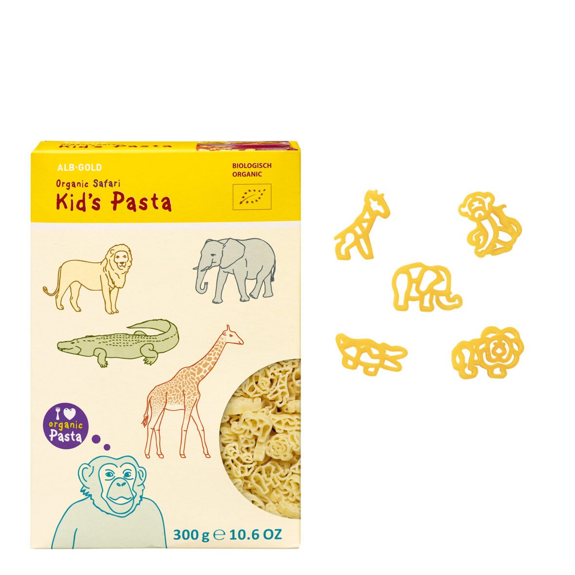 Alb Gold Kid’s Pasta Organic Safari 300g